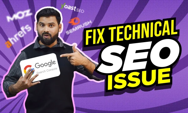 Fix search console, semrush, ahrefs, or moz, technical SEO errors to rank higher